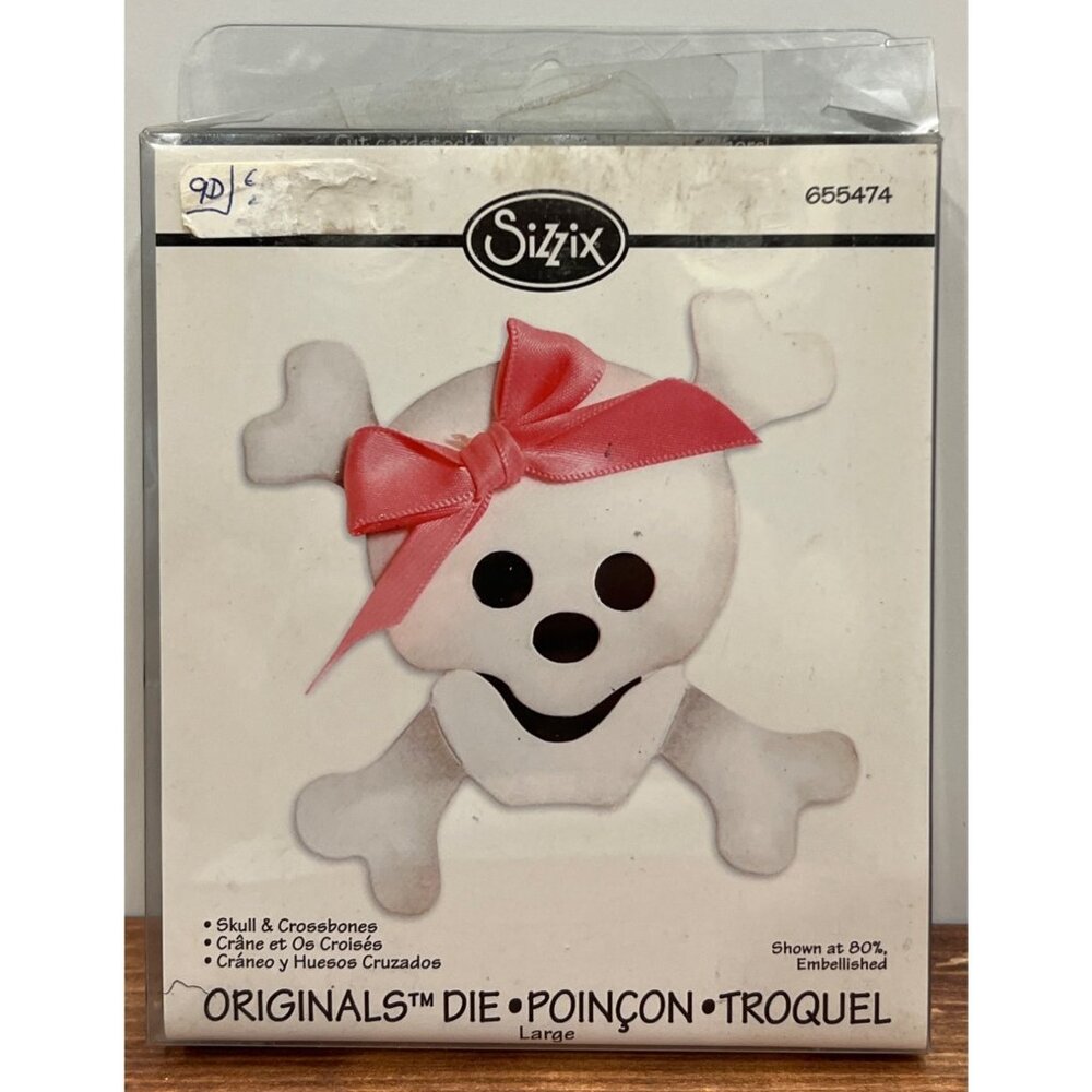Sizzix Originals Large Die - Skull & Crossbones 655474